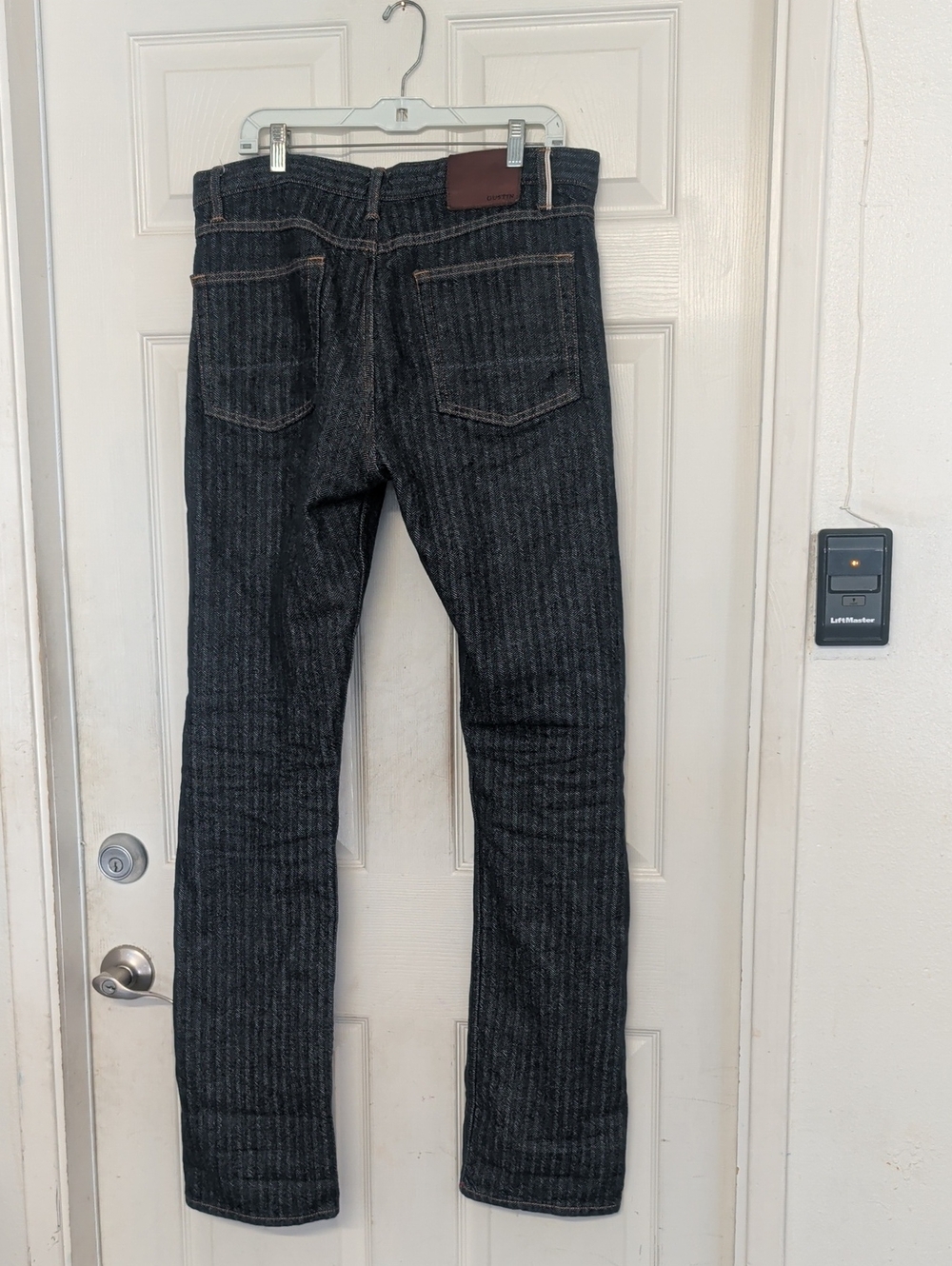 Gustin herringbone selvedge denim jeans California Straight Leg Men 36 - Picture 10 of 10